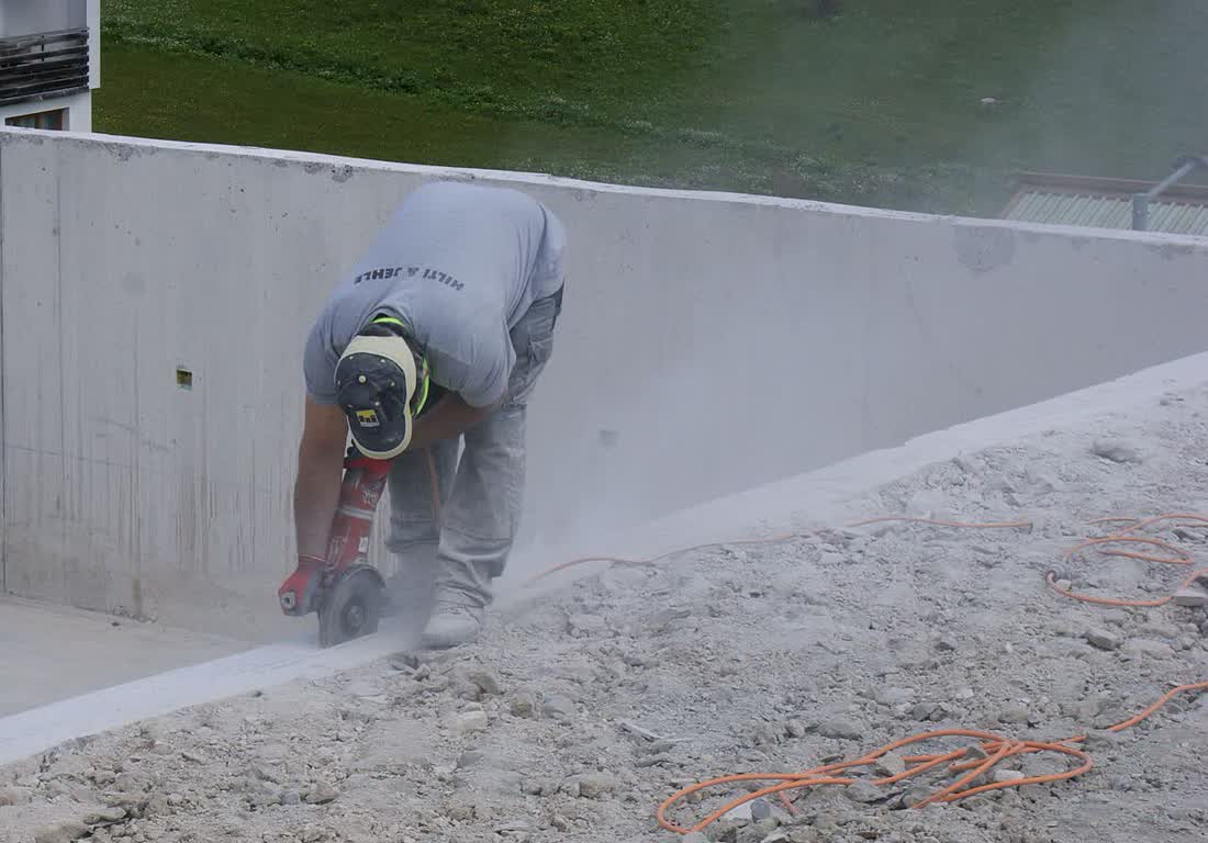 Découpe de béton intérieure sans poussière : comment on fait