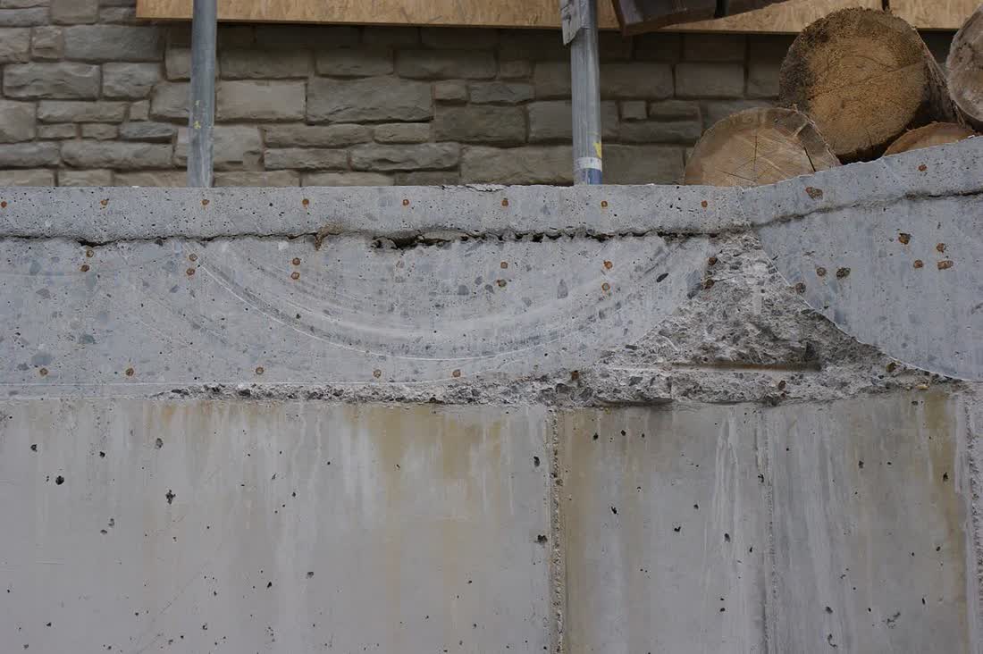Sciage d'une dalle de béton